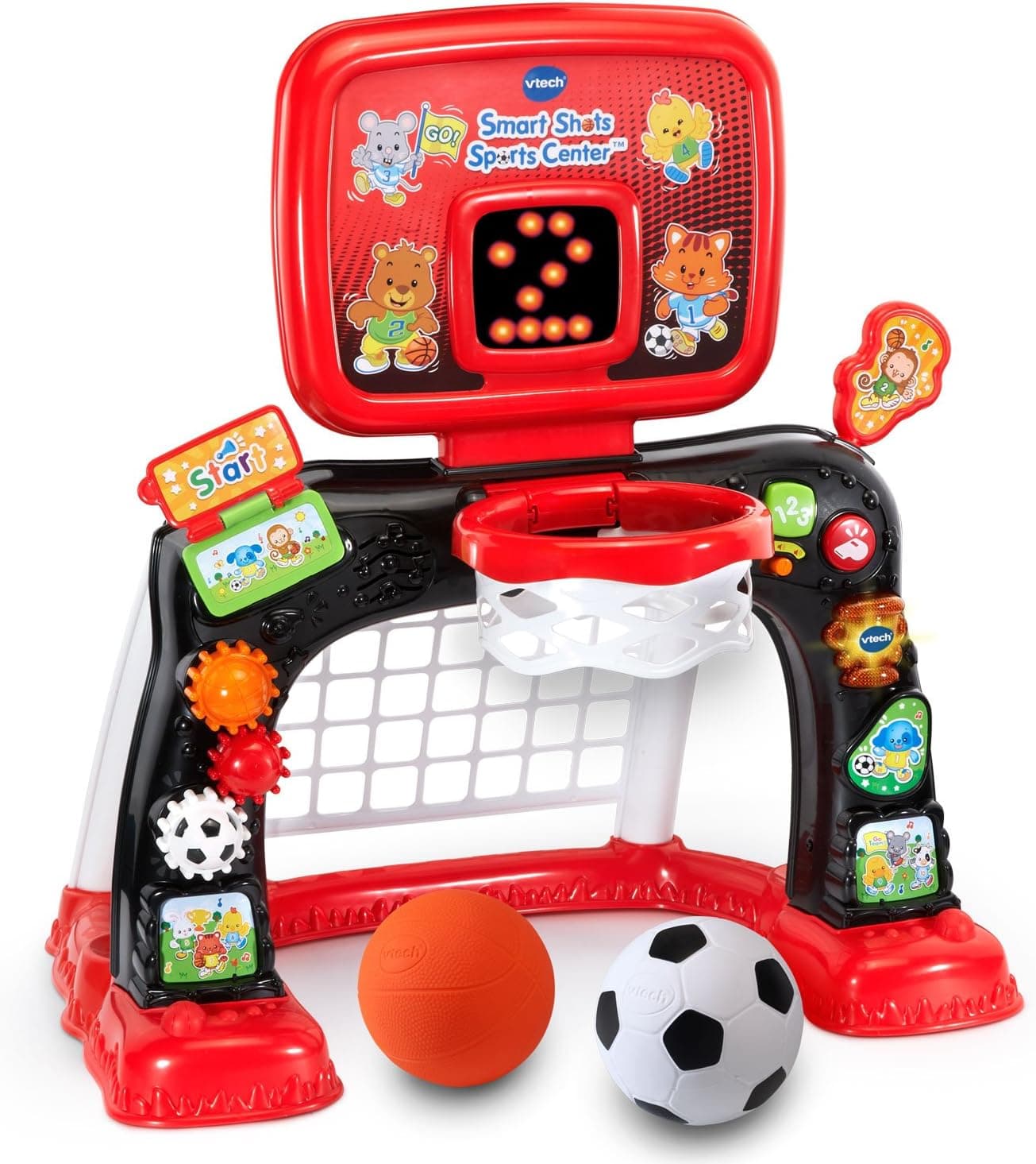 Centro deportivo VTech Smart Shots (embalaje sin frustraciones), rojo