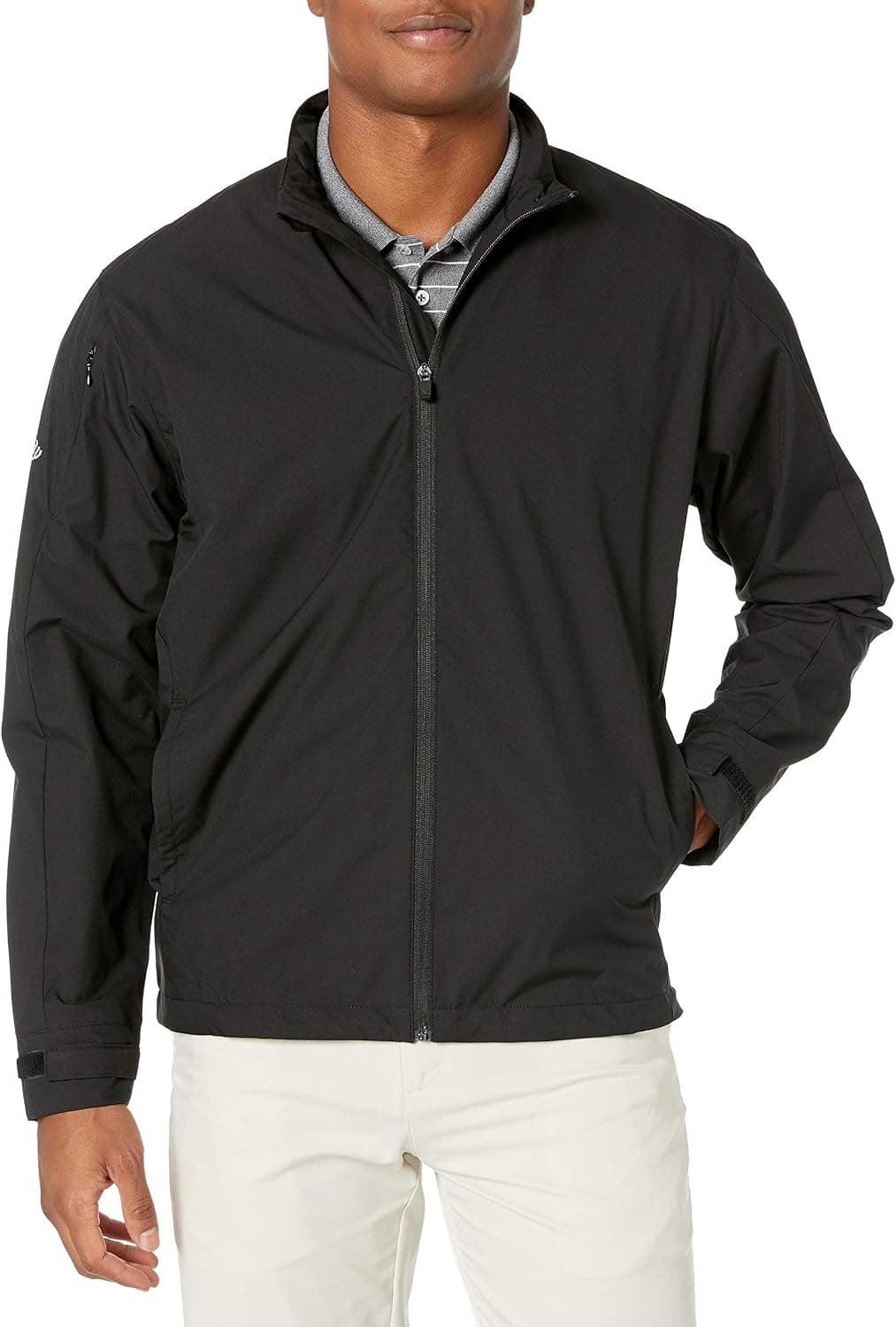 Callaway para hombre Chaqueta cortavientos de manga larga con cremallera completa, ropa de rendimiento resistente al viento y al agua (disponible en Big & T
