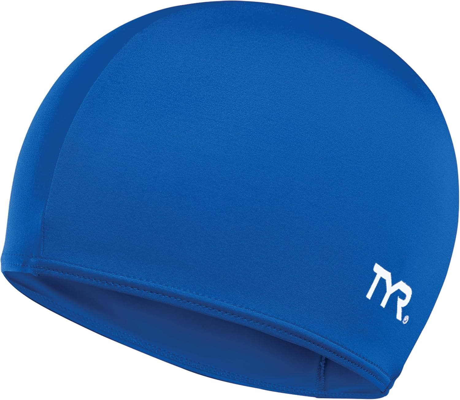 TYR Adult Lycra Fiber Swim Cap - Lightweight Warm Water Recreational Cap