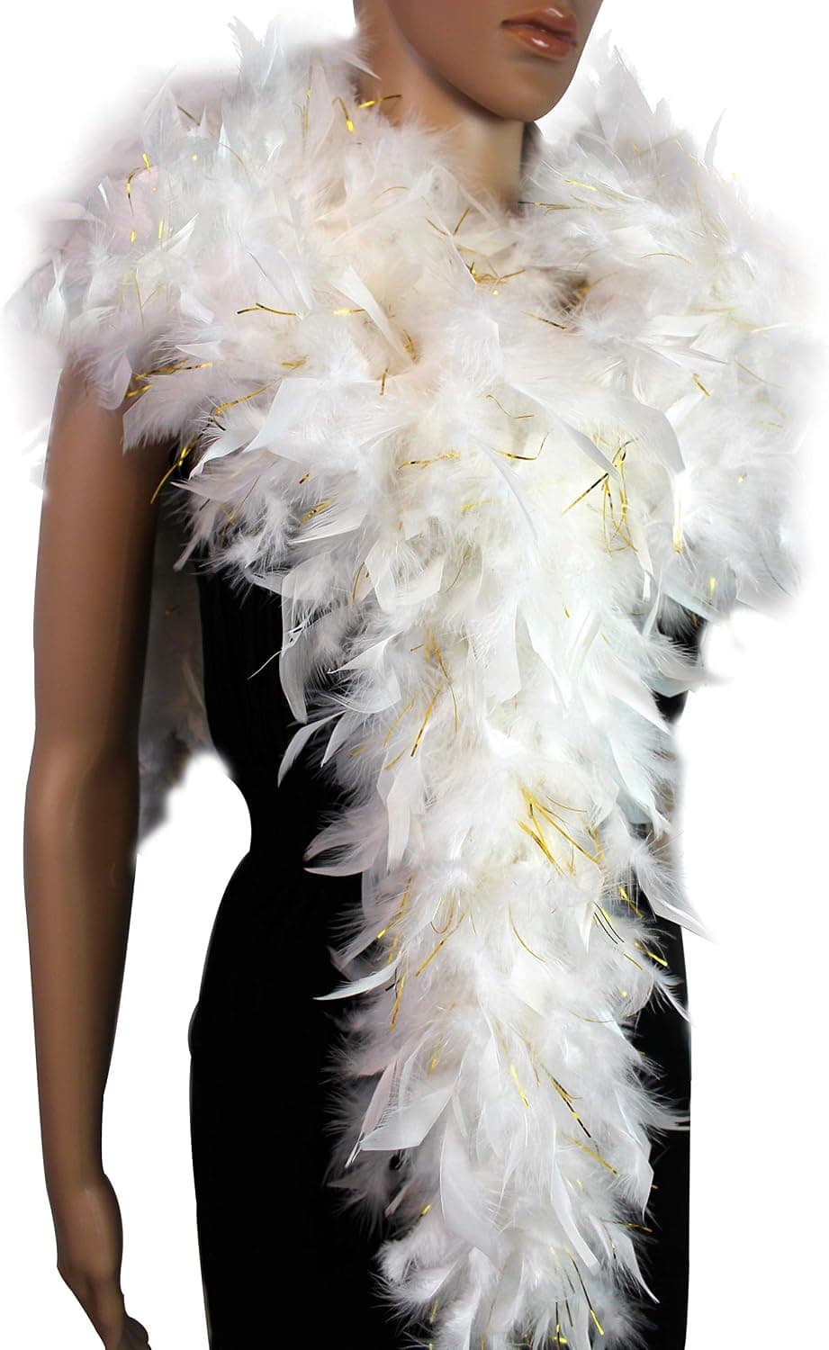 Boa de plumas Chandelle de 100 gramos y 2 yardas de largo en más de 10 colores, ideal para fiestas, bodas y disfraces