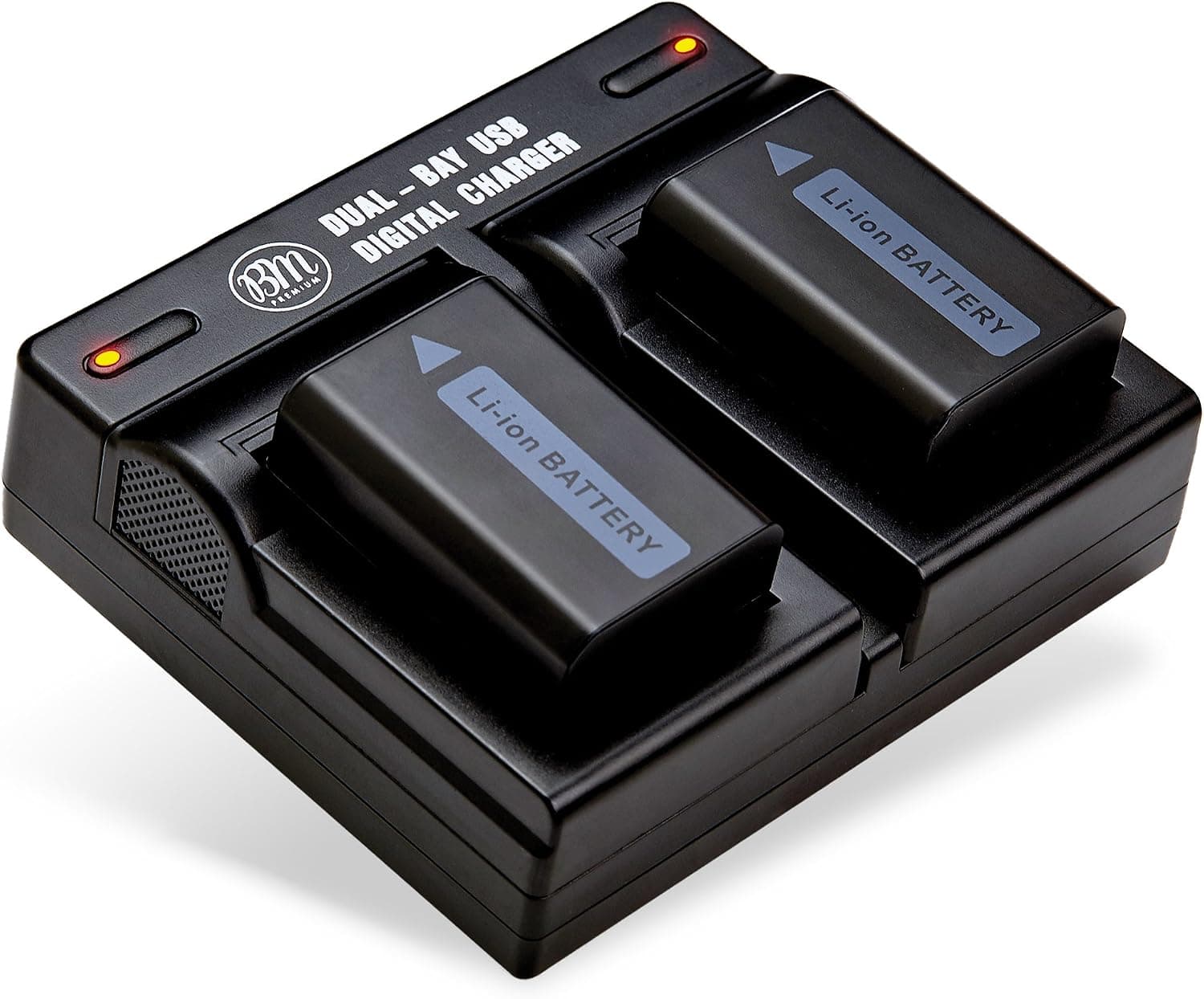 BM Premium 2 Baterías NP-FW50 1500mAh y Cargador Rápido de Doble Bahía para Sony ZV-E10, A6100, A6400, DSC-RX10 IV, DSC-RX10 II, RX10 III, A7 II, Alpha 7R, a7R, A7s II, a3000 a5000 a5100 a6000 a6300 a6500 | compatible con Sony A6400, DSC-RX10 III/RX10 II/RX10 IV, A7 II, Alpha 7R, a7R, A7s II, a3000 a5000 a5100 a6000 a6300 a6500