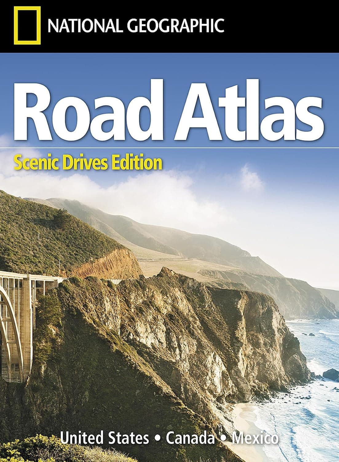 National Geographic 2027 USA Road Atlas: edición de rutas panorámicas de tamaño mediano