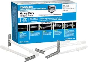 TOGGLER SNAPTOGGLE BBS Toggle Anchor 1/4-20 UNC, 100 Pack, w/o Bolts | 304 stainless steel toggle anchors for 1/4-20 UNC bolts. Bolts not included