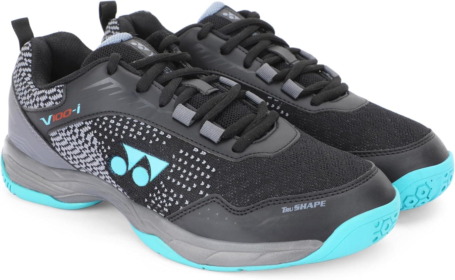 Zapatos de bádminton YONEX V100-i | Fabricado en la India | Ideal para bádminton, squash, tenis de mesa y voleibol | Suela que no deja marcas | Cojín TRU | Forma ergonómica | Hexagrip |