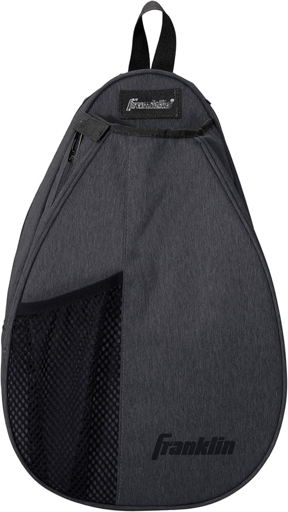 Franklin Sports Padel Bag - Mochila Sling Bag Padel Hombre + Mujer - Bolsa Equipamiento Tamaño Ajustable para Padel + Padel