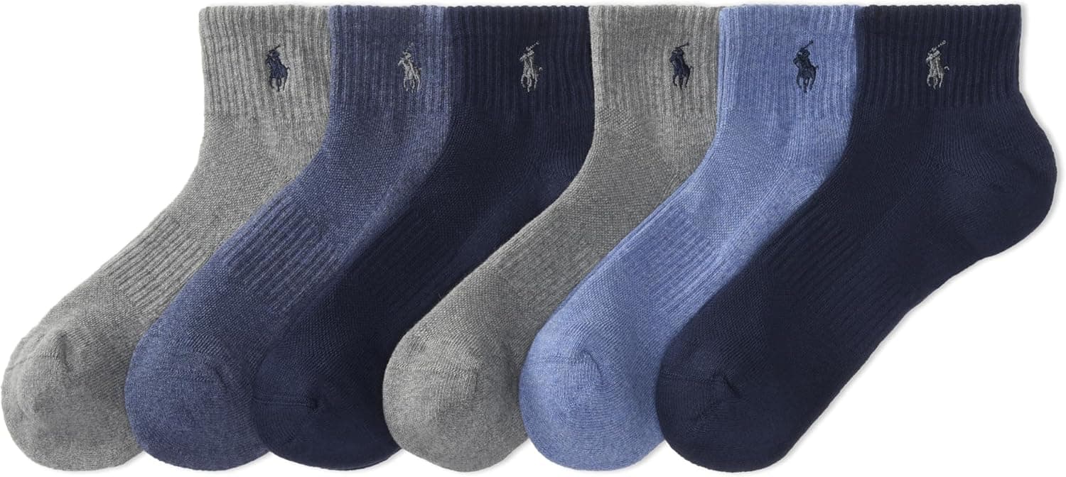 POLO RALPH LAUREN Calcetines de algodón de alto rendimiento para hombre