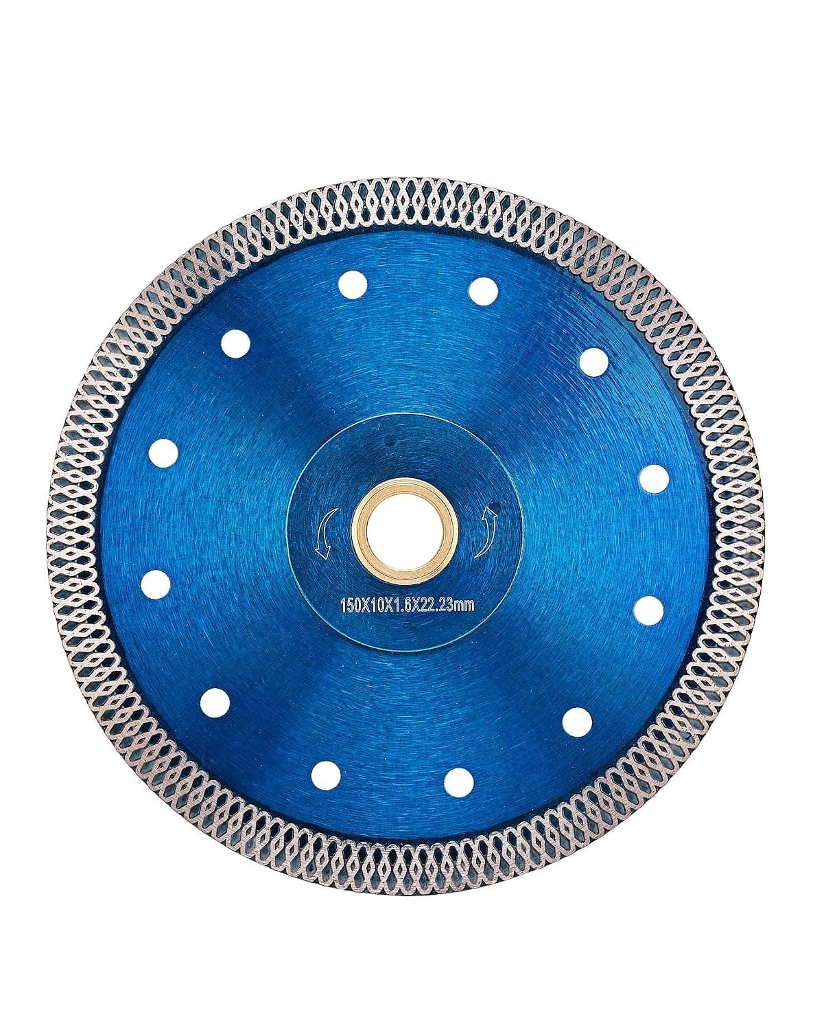 Hoja de azulejo de diamante Ostek de 6", hoja de corte de porcelana súper delgada para corte de azulejos de porcelana de cerámica de mármol de granito