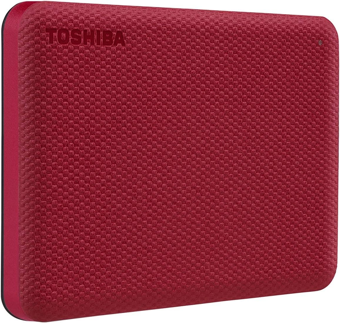 Toshiba Canvio Advance Disco duro externo portátil de 1 TB USB 3.0, rojo - HDTCA10XR3AA
