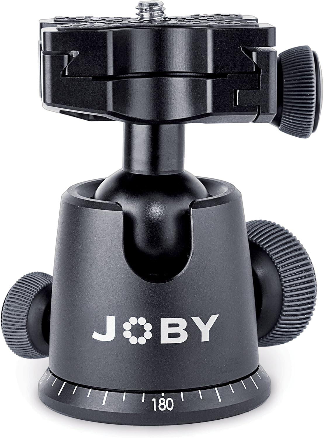 JOBY GorillaPod Ballhead X para enfoque. Rótula de liberación rápida para trípodes, cámaras de vídeo y cámaras DSLR profesionales con lentes de zoom de hasta 5 kg (11,1 lb)