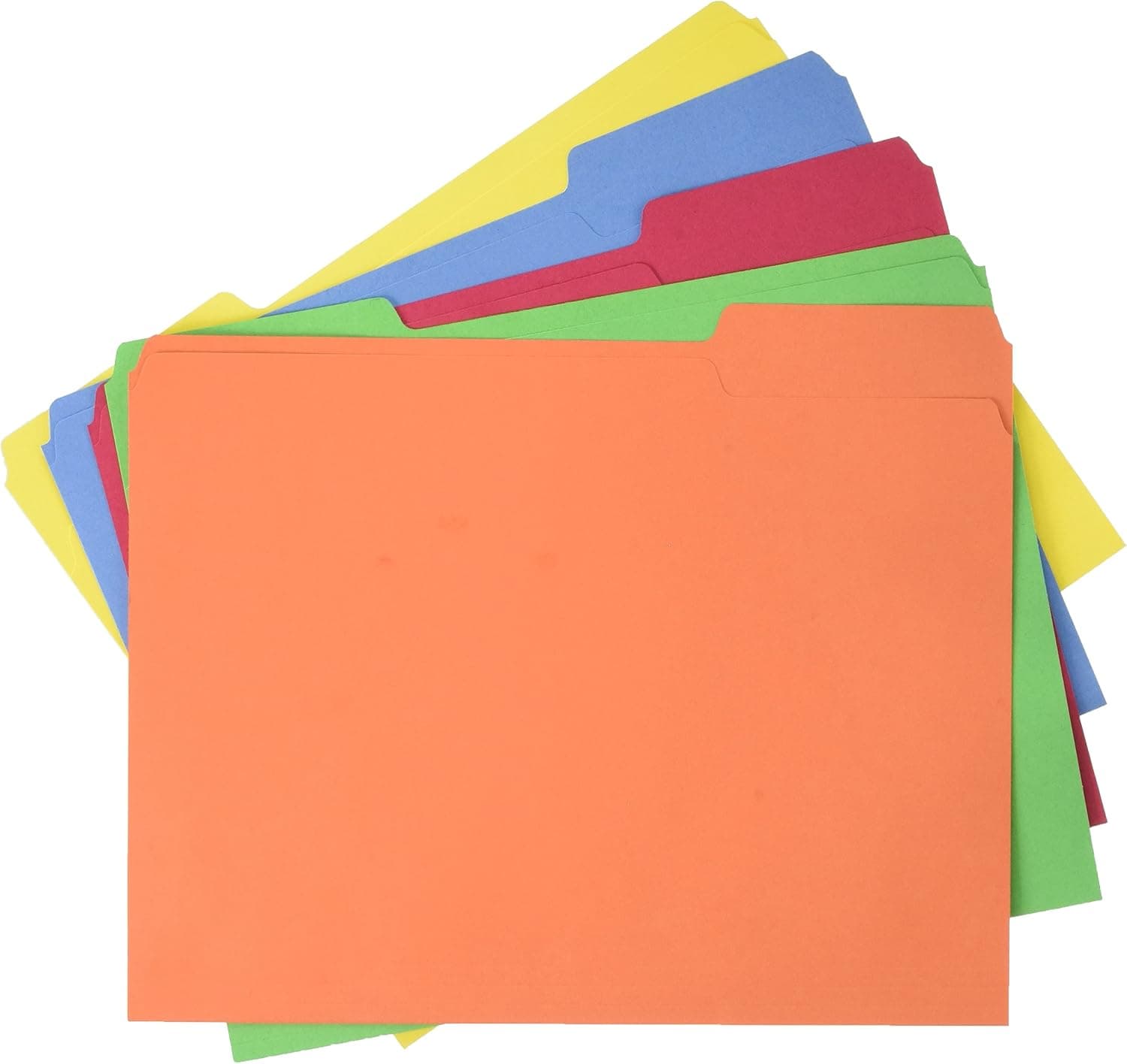 AmazonBasics File Folders (100 Pack) and Wide Ruled Lined Writing Note Pads (600 Sheets)