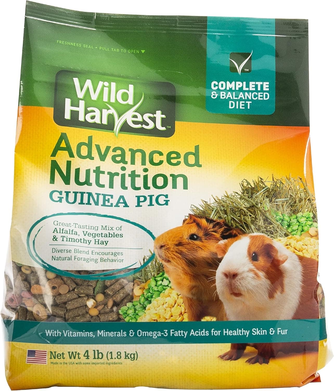 Wild Harvest Advanced Nutrition Alimento para cobayas, 4 libras