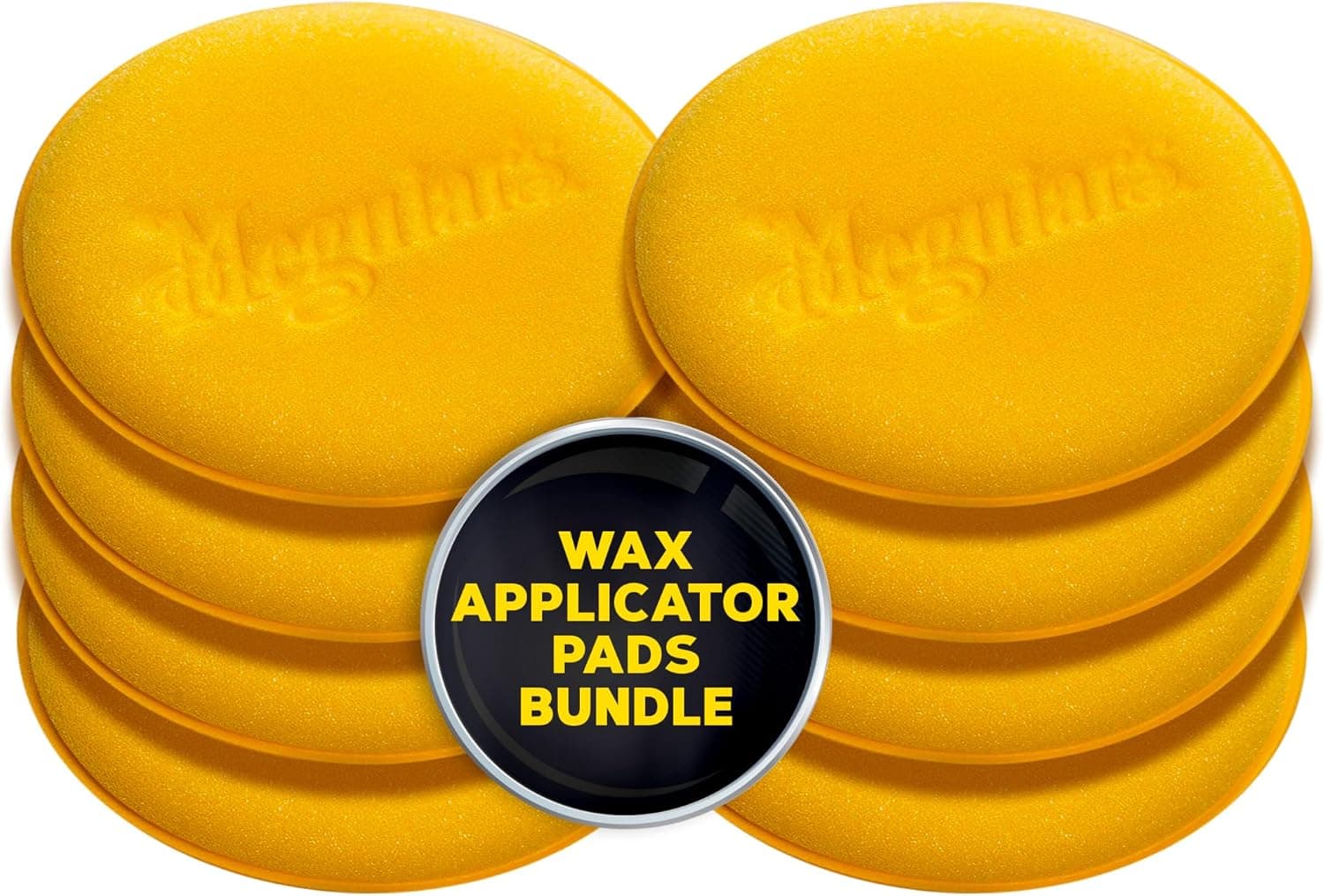 Meguiar's W0004 Supreme Shine 4" Foam Applicator Pads – 4 Count (Pack of 2)