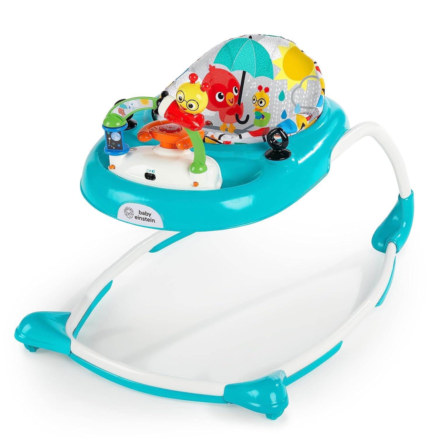 Baby Einstein Sky Explorers Centro de actividades para andador para bebés y juguete de aprendizaje de juego sensorial con luces, canciones y sonidos, a partir de 6 meses