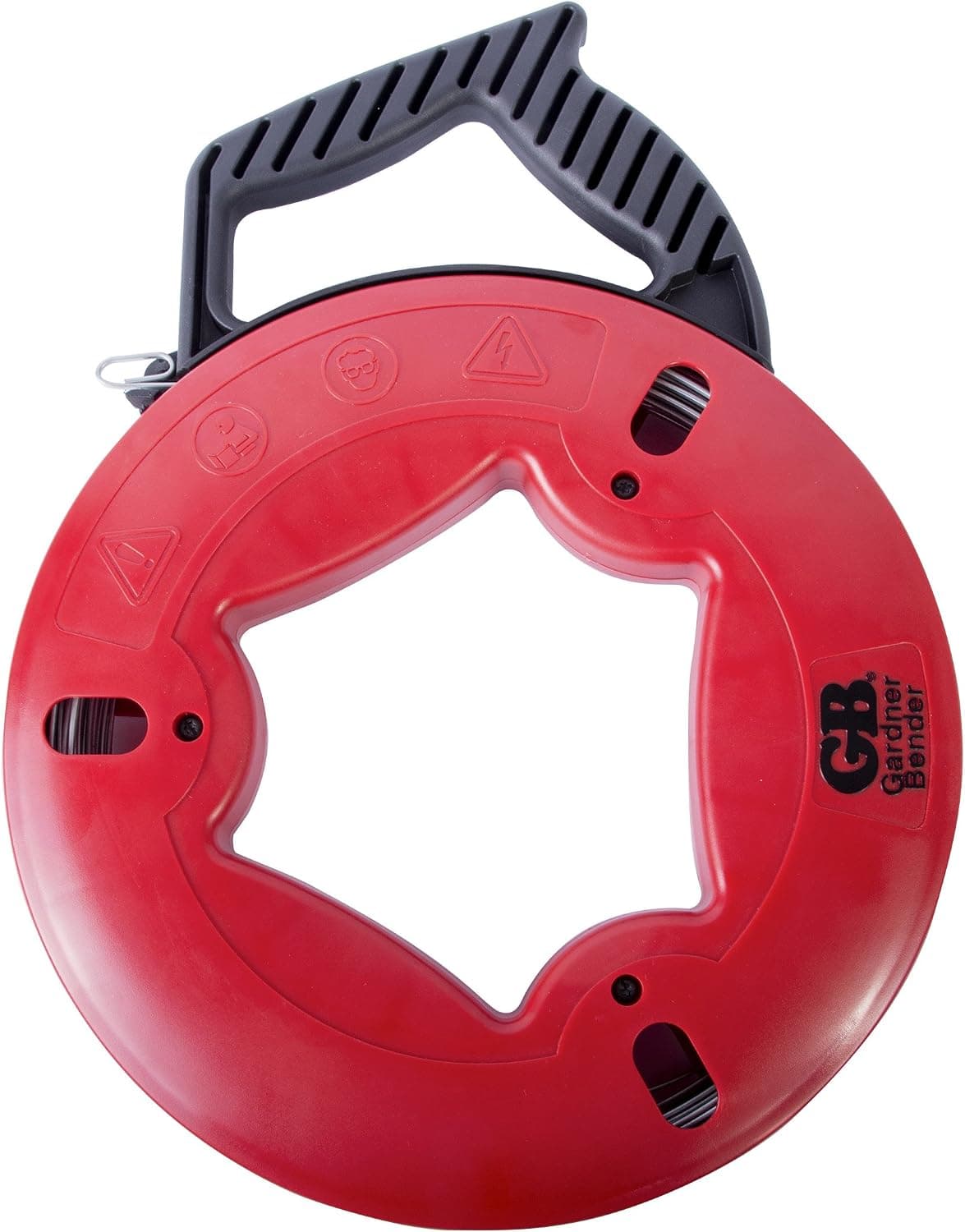 Cinta de pescado Gardner Bender FTS-250R, 250 pies, Acero al carbono chapado, UpperHand con empuñadura de goma
