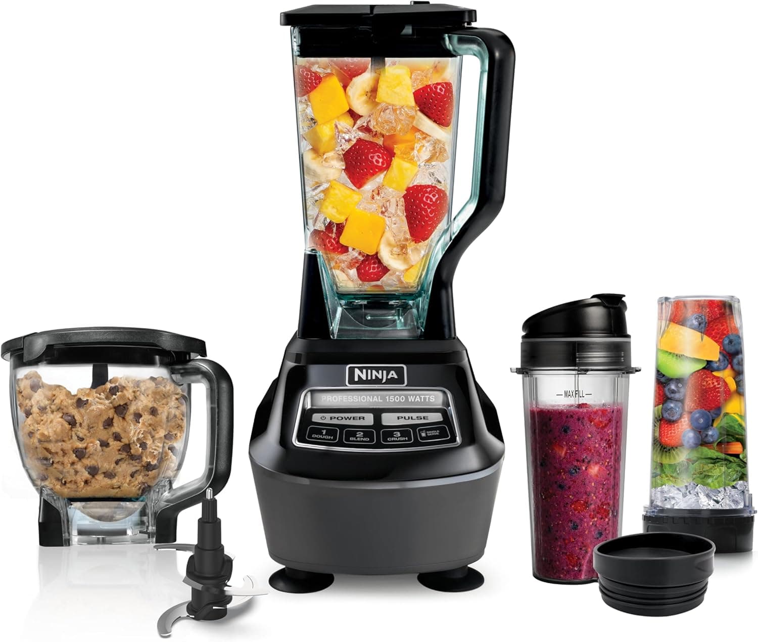 Sistema de cocina Ninja Mega, 1500 W, jarra de 72 oz, 8 tazas, negro, BL770
