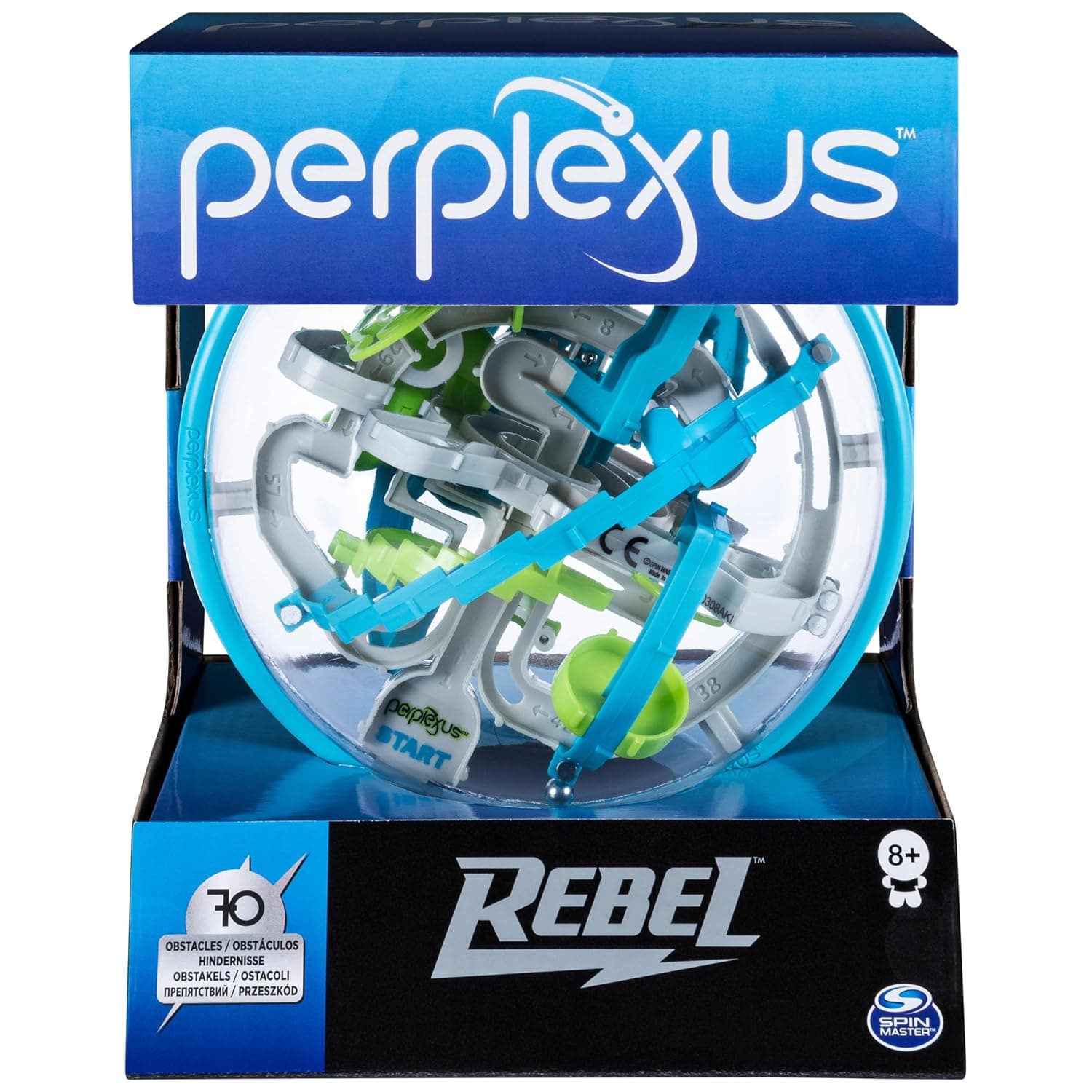 Juego de laberinto 3D Perplexus Rebel, bola de rompecabezas de gravedad, juguete para adultos, artículos para aliviar la ansiedad, juguetes sensoriales para adultos y niños mayores de 8años