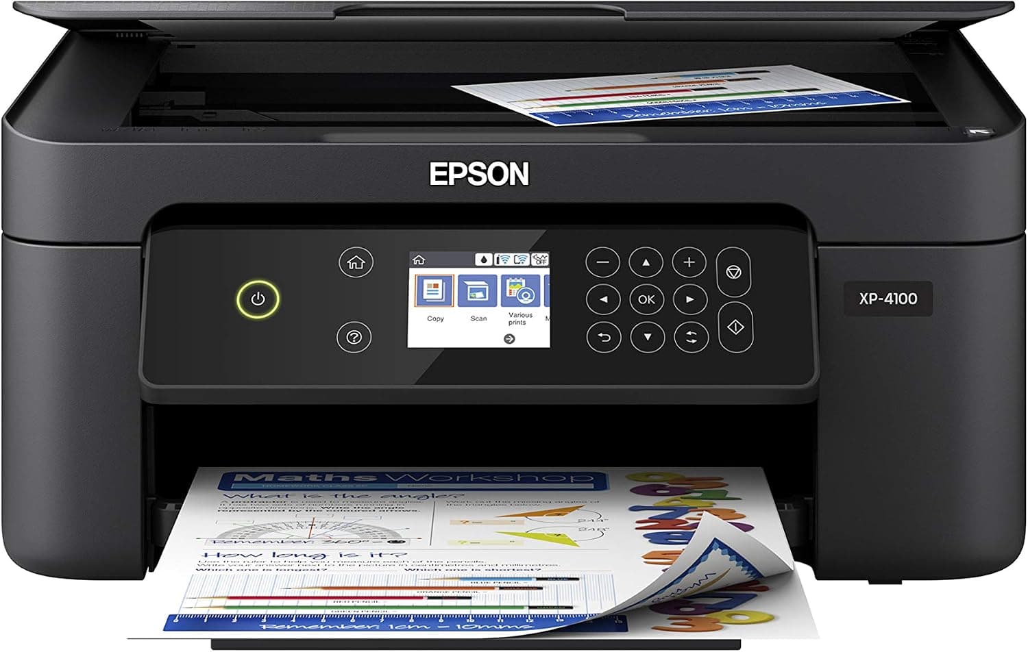 Impresora a color inalámbrica Epson Expression Home XP-4100 con escáner y fotocopiadora