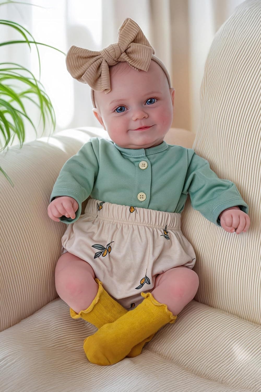 BABESIDE Reborn Baby Dolls, muñeca realista de vinilo suave lindo de 20 pulgadas