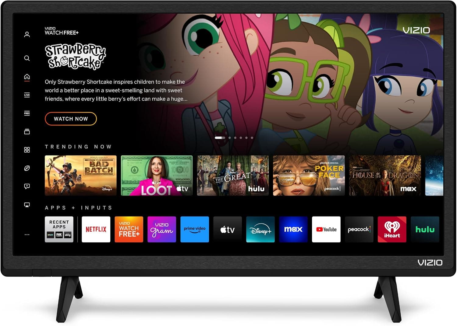 VIZIO Smart TV Full HD 1080p serie D de 24 pulgadas con Apple AirPlay y Chromecast integrados, compatibilidad con Alexa, D24f-J09, modelo 2022