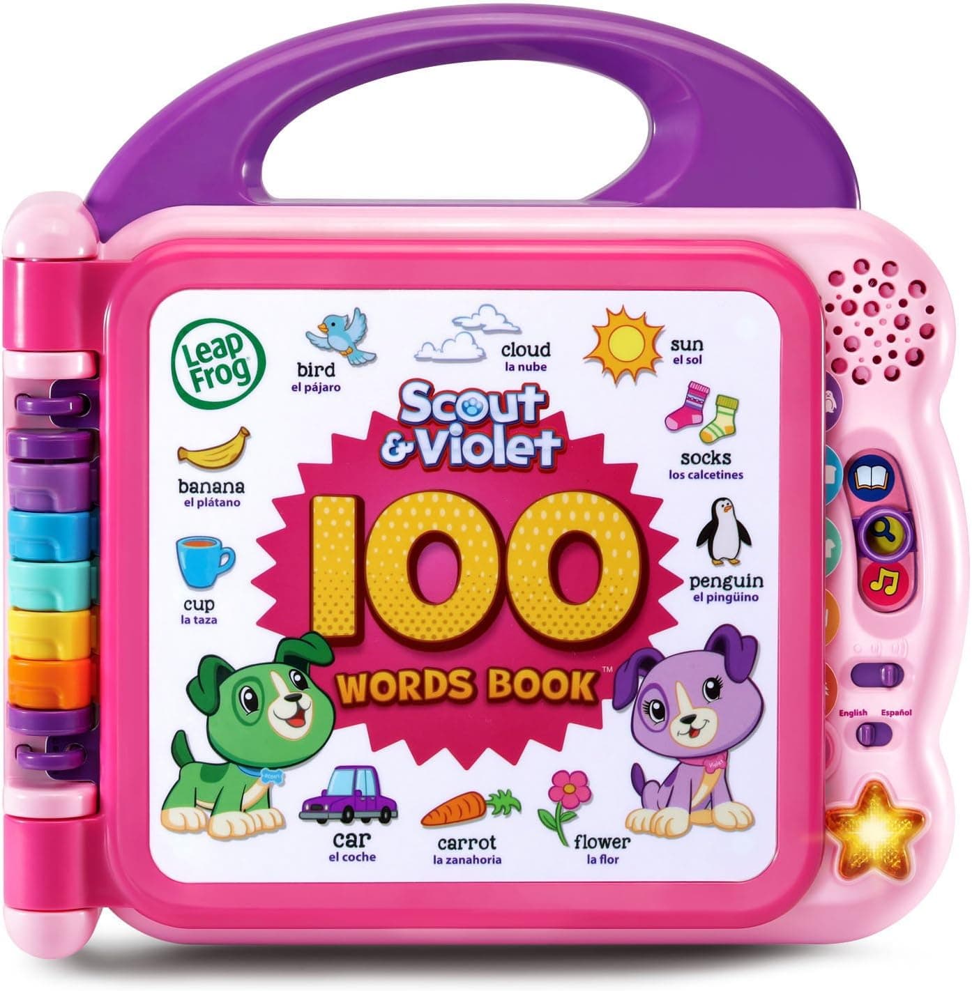 Libro LeapFrog Scout y Violet de 100 palabras