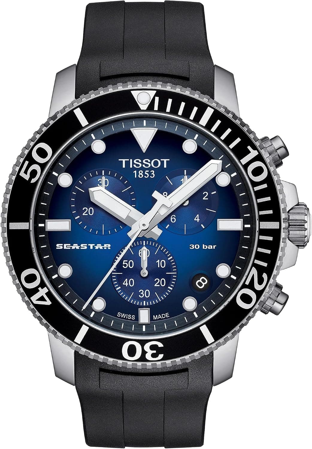 Reloj informal de hombre Tissot Seastar 660/1000 de acero inoxidable