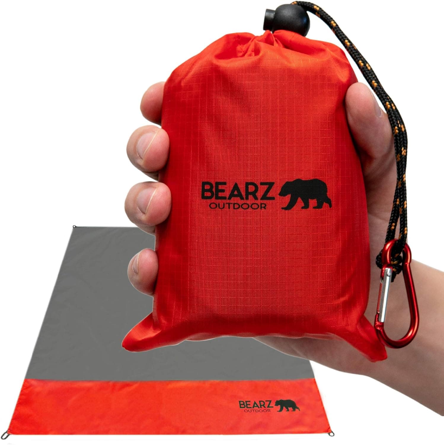Manta de bolsillo: manta de playa impermeable a prueba de arena, mantas de picnic impermeables, plegables, ligeras y compactas para senderismo, camping, viajes, accesorios para festivales