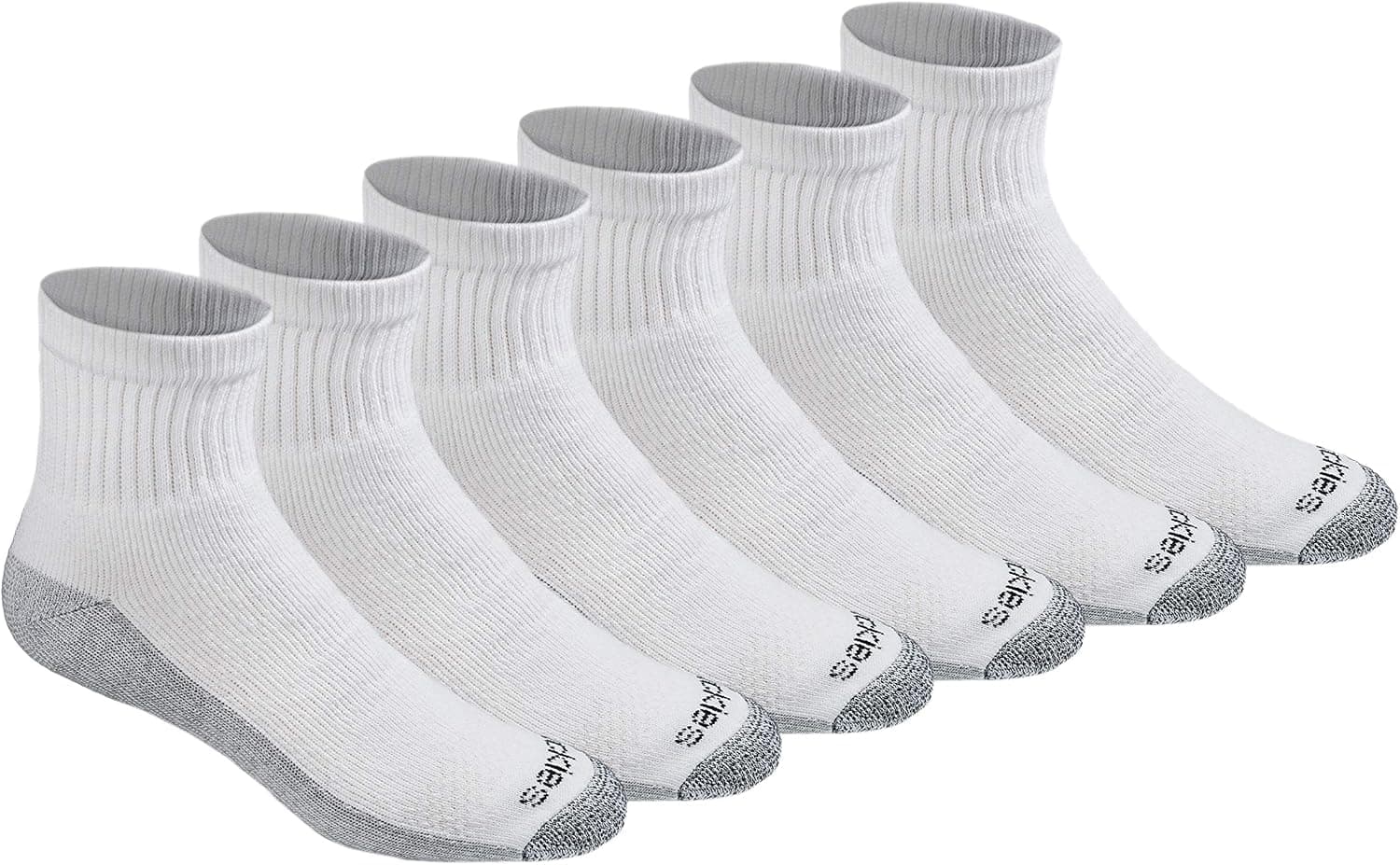 Calcetines Dickies Dri-Tech Moisture Control Quarter para hombre, disponibles en M-XXL (6, 12, 18 pares)