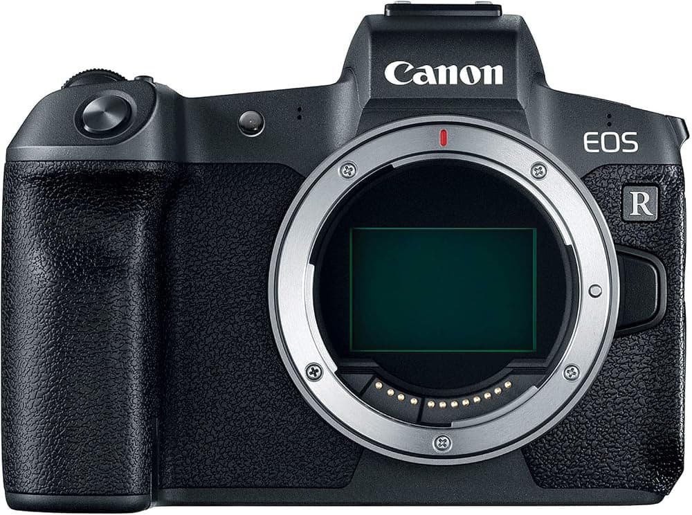 Canon EOS R, cámara para creación de contenidos y vlogging 4K UHD, AF/AE digital de lente única no réflex, aumento de 0,76, visor electrónico en color OLED, sensor CMOS, sin espejo, fotograma completo (solo cuerpo)