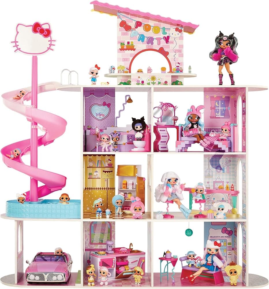 LOL Surprise ama la casa de Hello Kitty y sus amigos