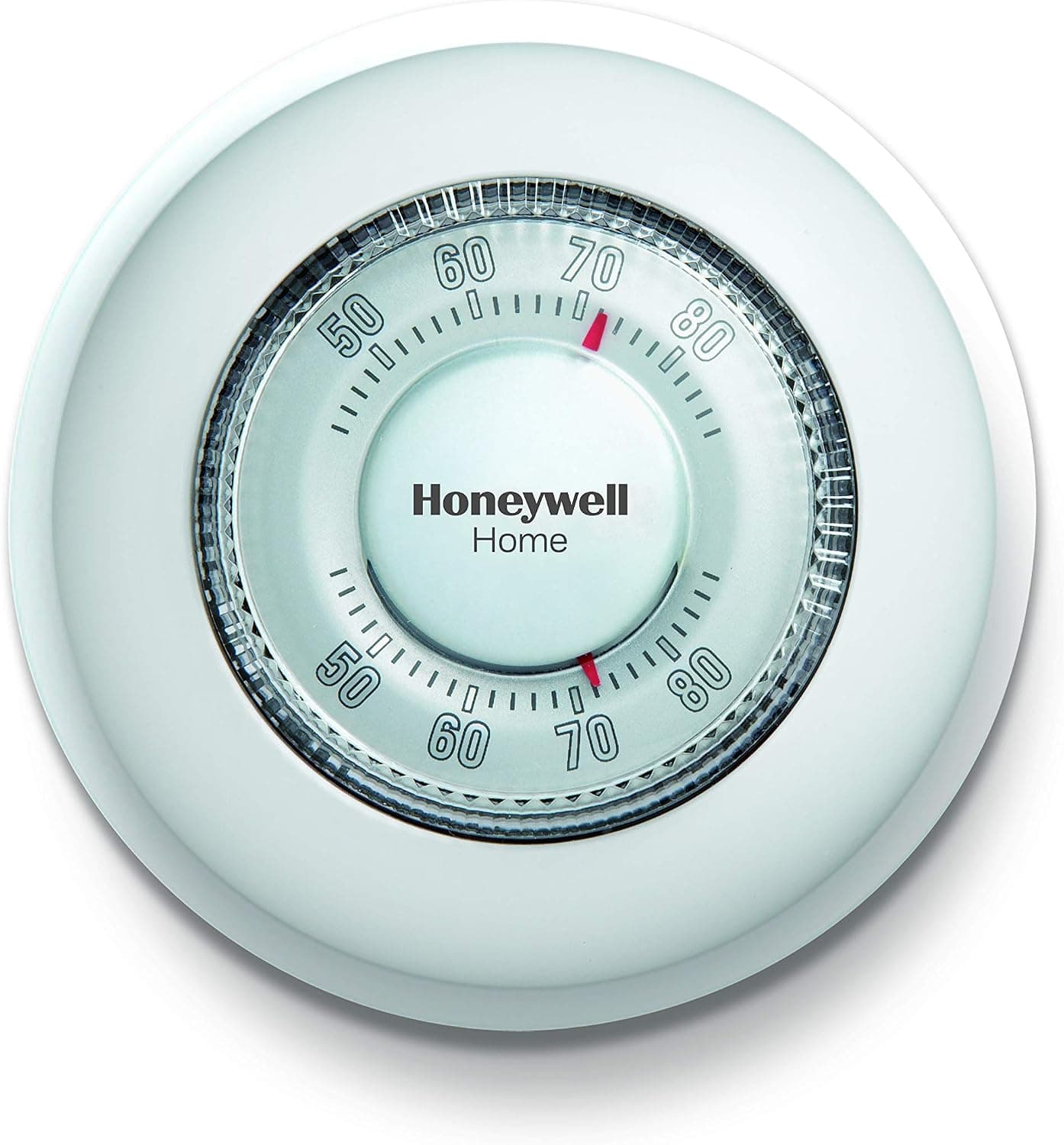 Honeywell Home CT87K1004 The Round Heat Only Manual Thermostat,Large,White,Large | CT87K1004