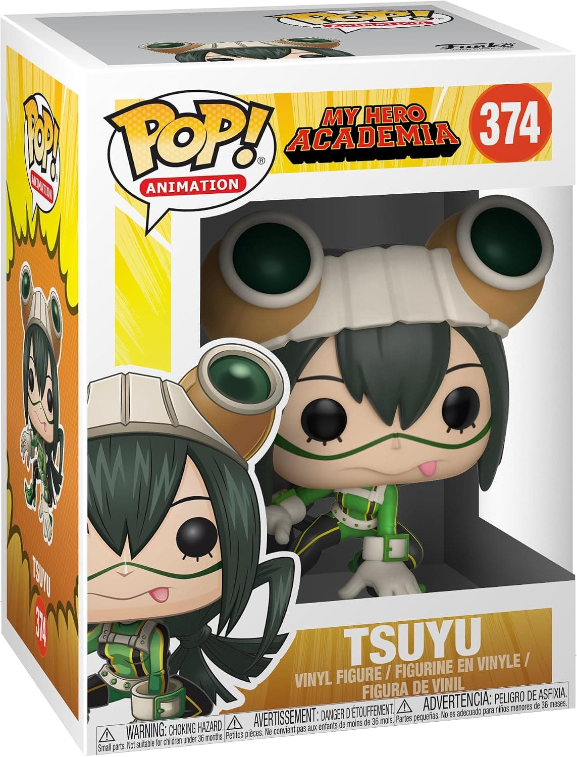 ¡Funko POP! Animación: My Hero Academia - Figura coleccionable Tsuyu, multicolor