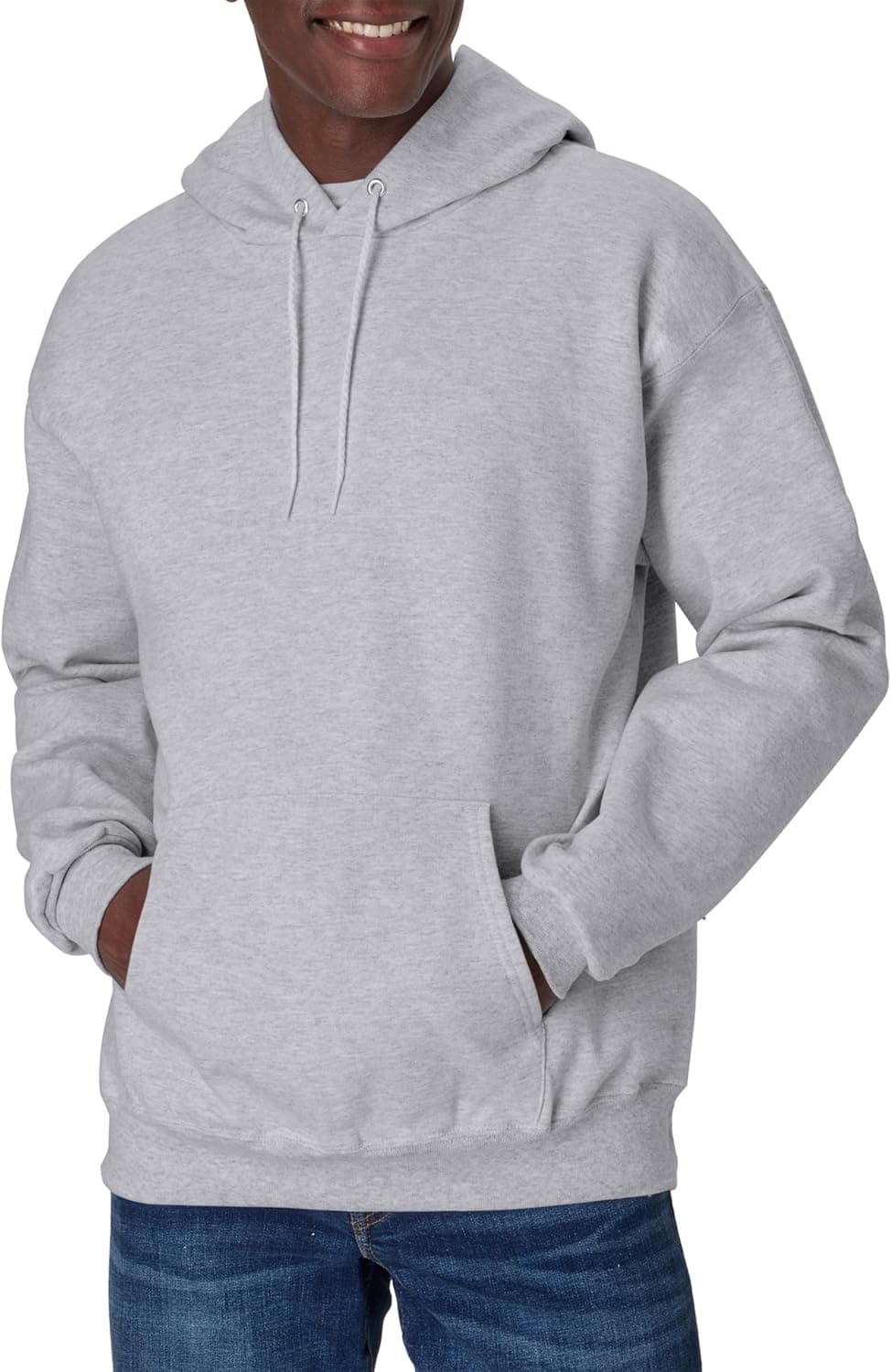 Hanes Ultimate Sudadera con capucha para hombre, forro polar pesado, sudadera de algodón para hombre
