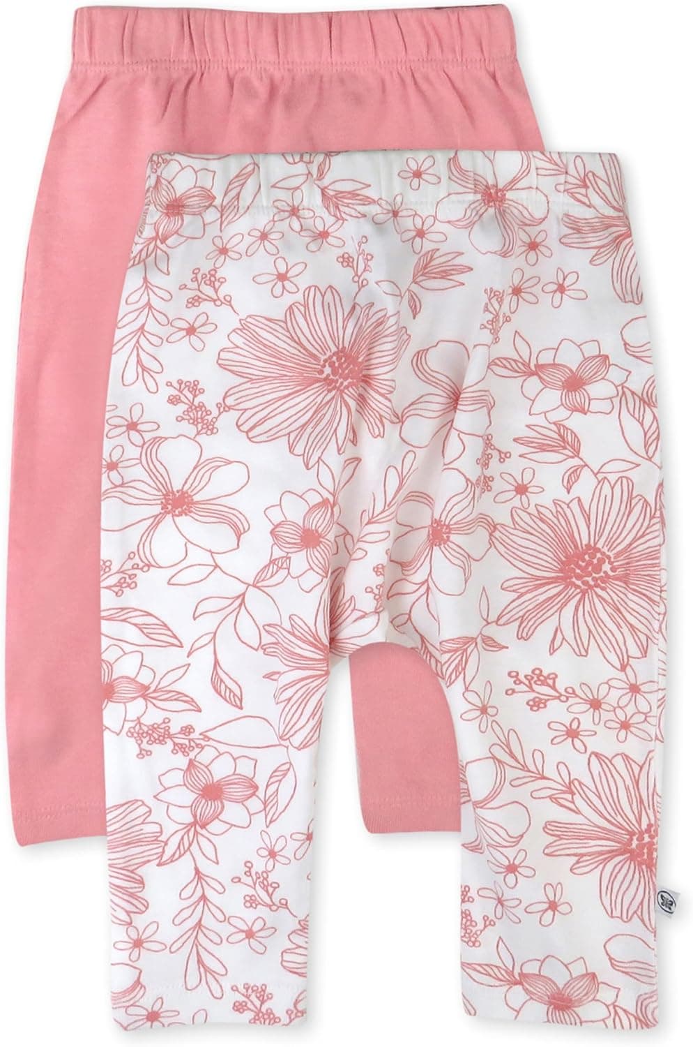 HonestBaby - Pantalones harén unisex para bebé, ajuste amplio, 100% algodón orgánico, para bebés, niños y niñas