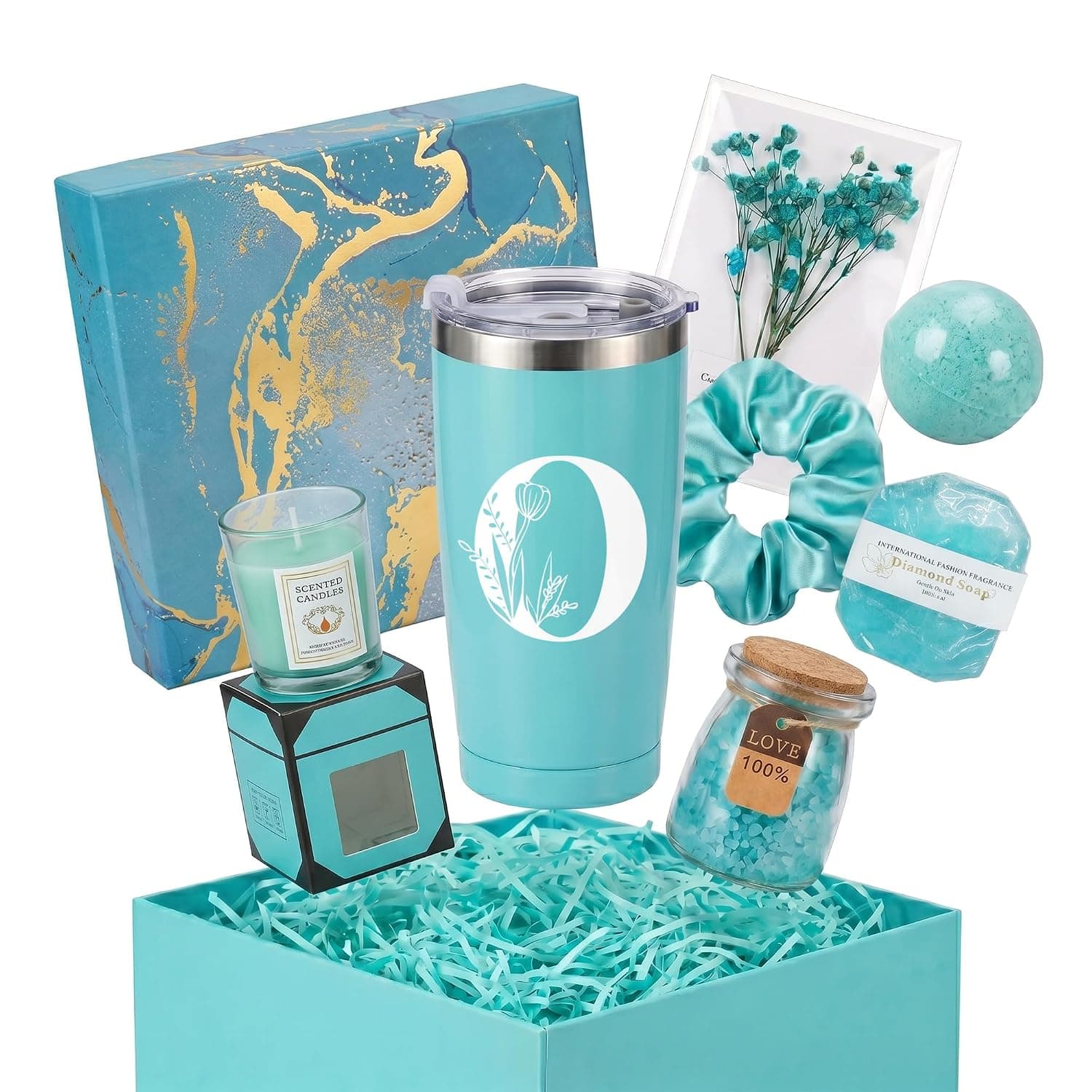 Cesta de baño de spa personalizada para mujer, conjunto de trabajos corporales, regalos de aniversario para esposa, ella 9 11 12 13 15 16 17 18 19 22 39 44 Aparato de seda Cerámica de estaño Acero Lino Encaje Cristal Plata China Perla Rudy Zafiro
