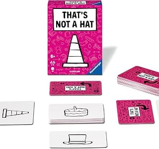 Eso no es un sombrero: divertido juego de memoria y farol para todas las edades Componentes | Ideal para reuniones familiares | Gran valor de repetición | Materiales certificados FSC