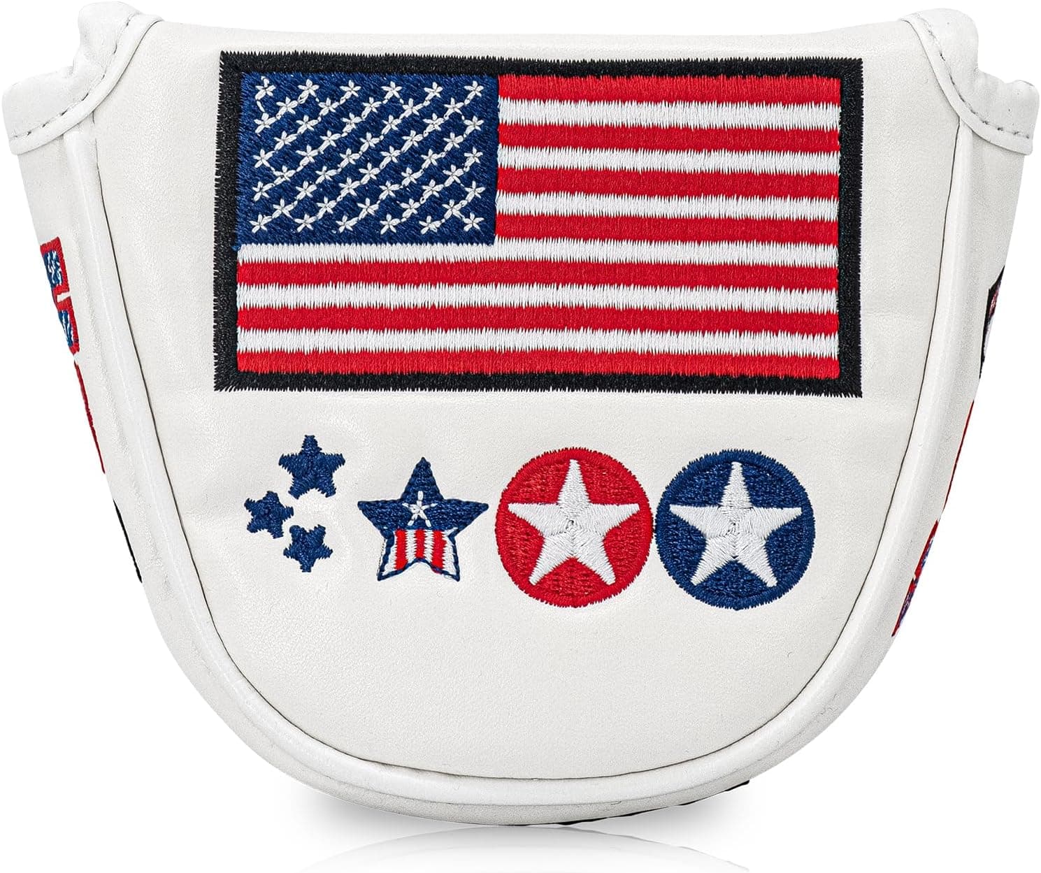 Blade Mallet Putter Cover Headcover Head Covers Equipo de club Cuero Se adapta perfectamente a las varillas de golf