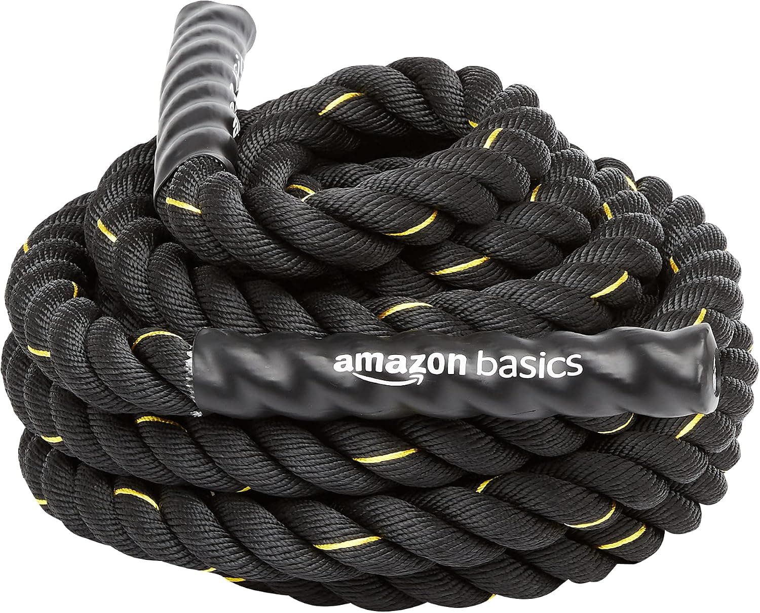 Cuerda de batalla de Amazon Basics para entrenamiento en gimnasio en casa, equipo de entrenamiento físico