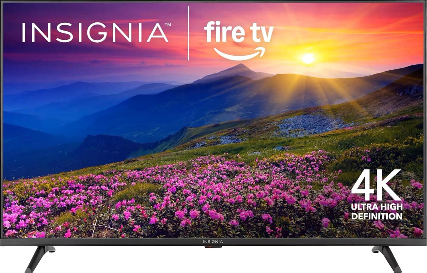 INSIGNIA Smart Fire TV LED 4K UHD serie F50 de 55 pulgadas con control remoto por voz de Alexa (NS-55F501NA26)
