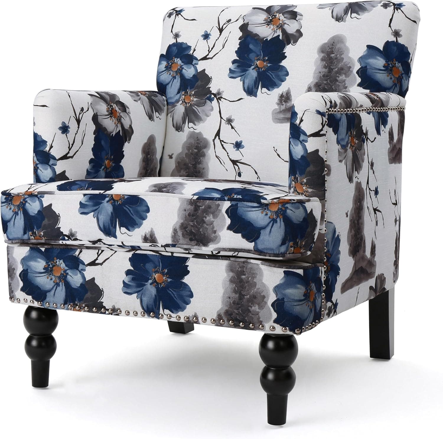 Christopher Knight Home Boaz Tela Silla Club - Estampado floral