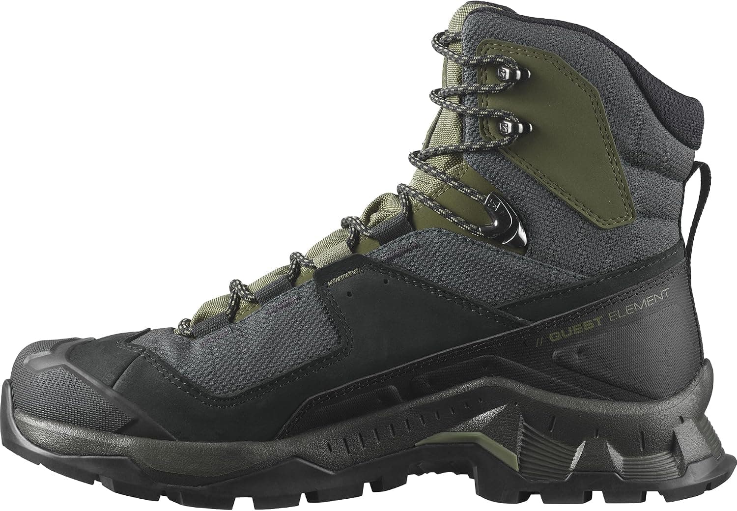 Salomon Quest Element Gore-Tex, botas de montaña impermeables de cuero neutro para hombre