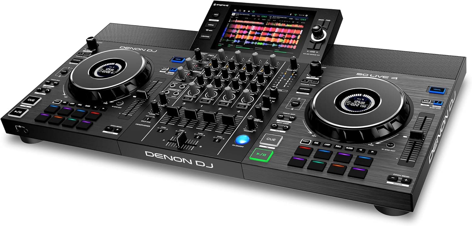 Denon DJ SC LIVE 4 Controlador DJ Independiente Negro