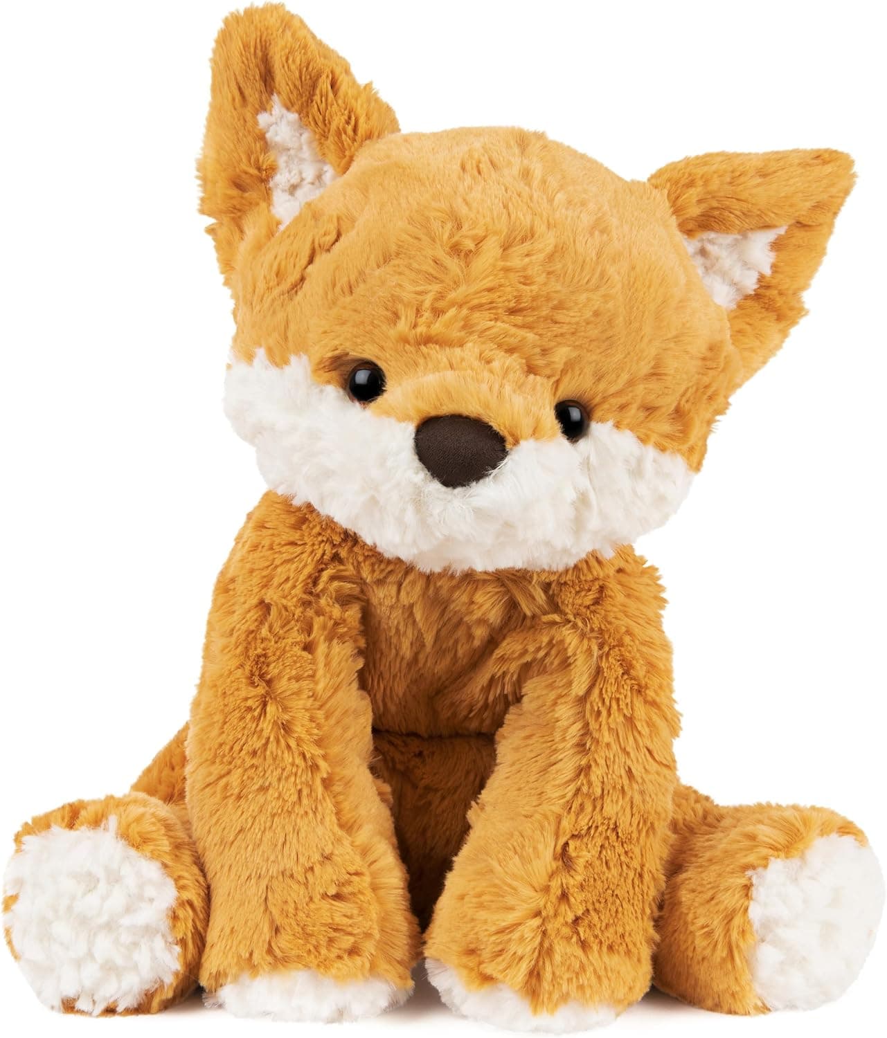 GUND Cozys Collection Fox juguete sensorial de peluche de 10 pulgadas para edades 0+ | Los detalles sensoriales táctiles suaves brindan alivio del estrés; Enseña habilidades de crianza, expresión emocional y auto-calmante