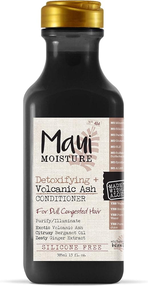 Moisture Detoxifying + Volcanic Ash Conditioner - black , 13 Fl Oz