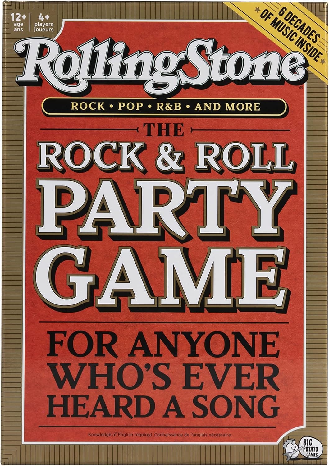 Spin Master Games Rolling Stone, The Music Trivia Game Where Legends are Made