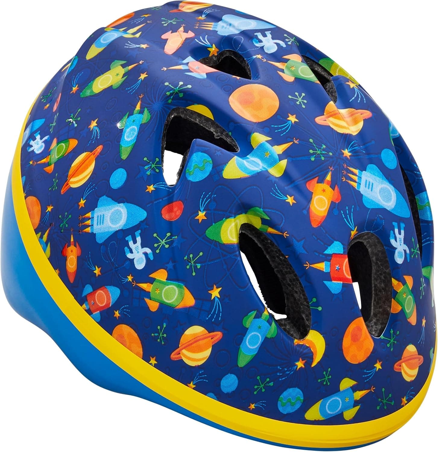 Schwinn Casco de bicicleta clásico para niños, lunares morados, casco para niños de 1 a 3 años, ultraligero, esfera ajustable, cobertura total con flujo de aire ventilado, casco de bicicleta para bebés y niños pequeños