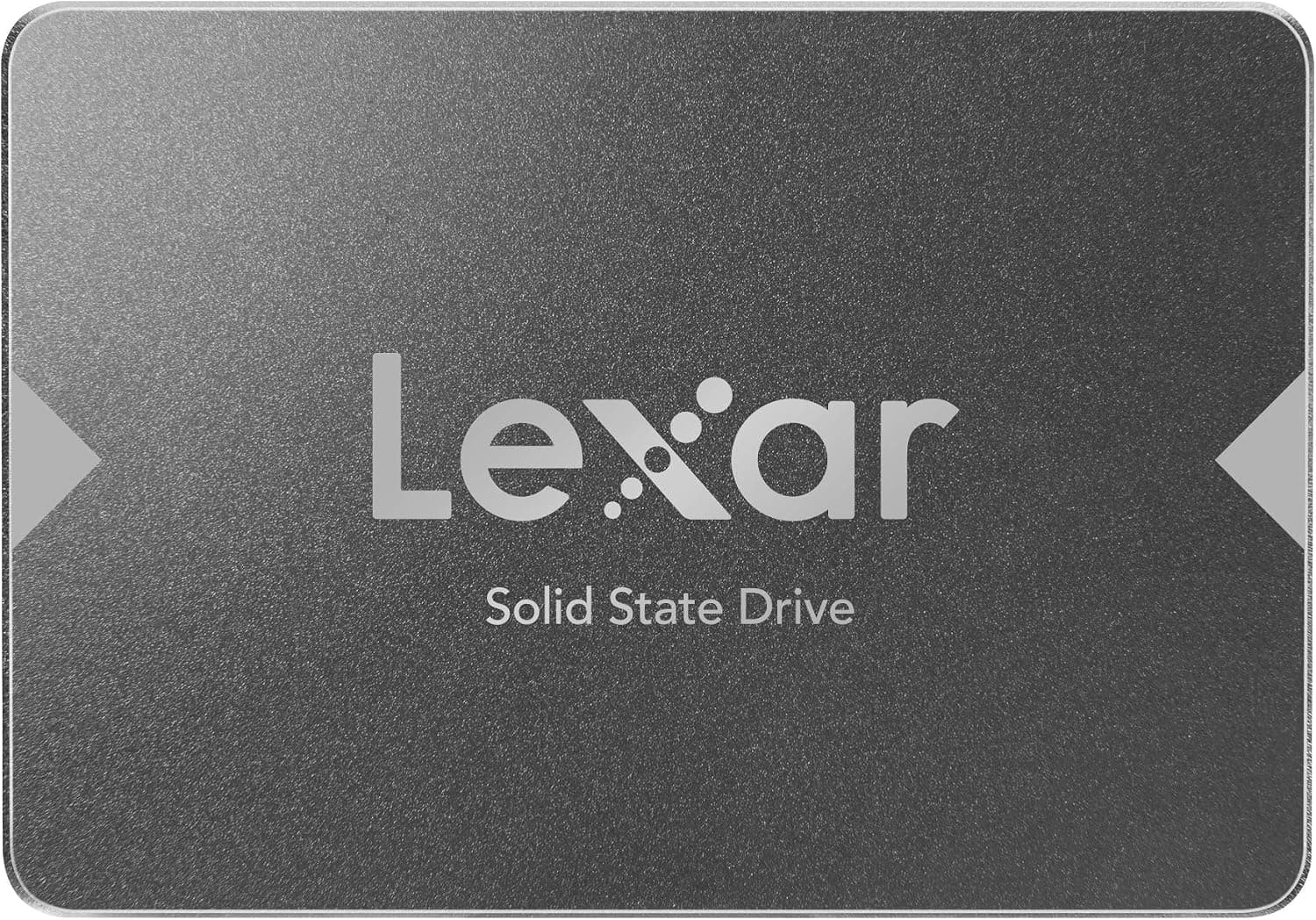 SSD interna Lexar NS100 de 128 GB SATA III de 2,5", lectura de 520 MB/s, gris | Compatible con PC y portátiles, resistente a golpes y vibraciones, resistencia de 60 TBW, LNS100-128RBNA