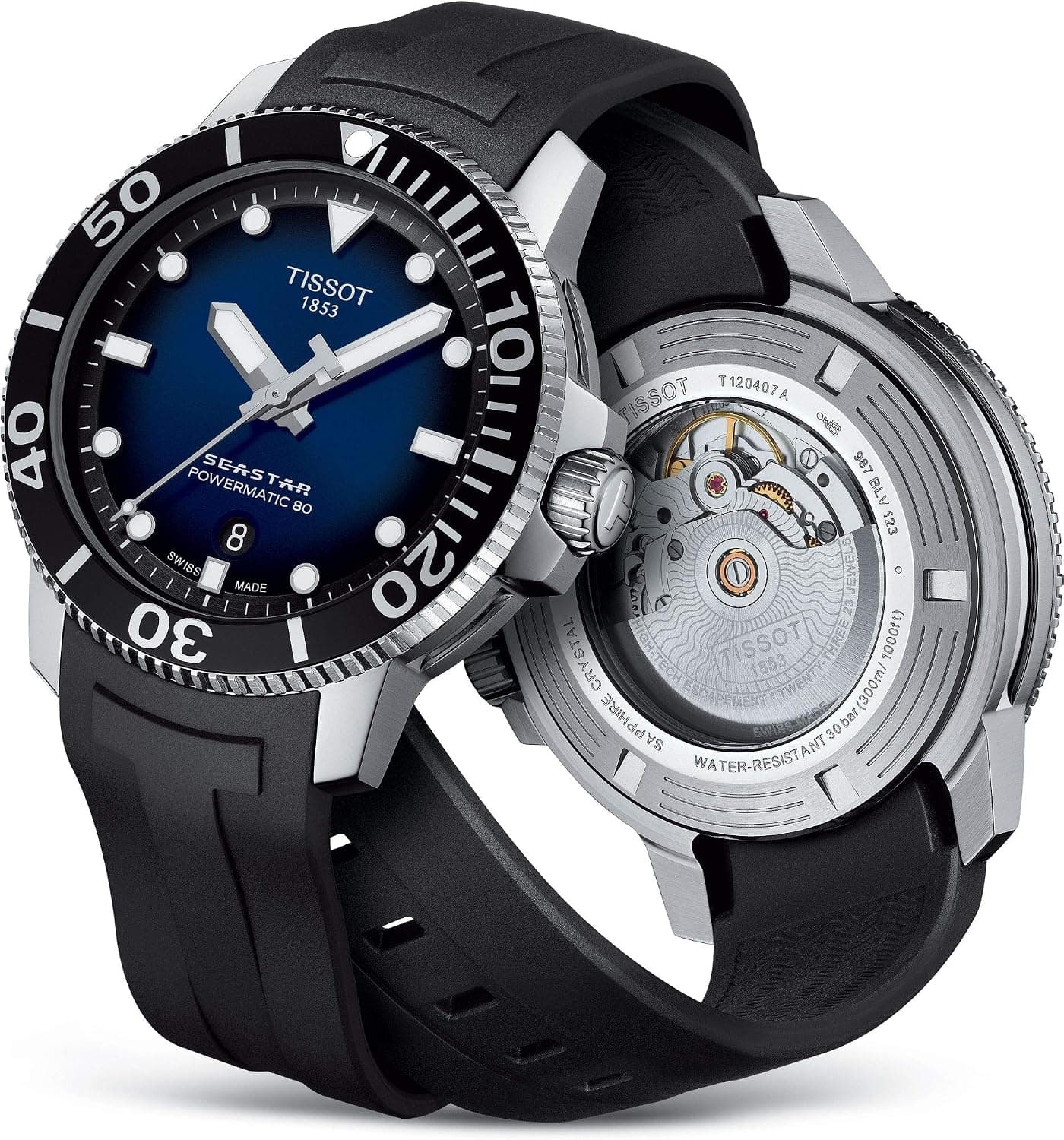 Tissot Seastar 1000 Powermatic 80 para hombre - T1204071704100