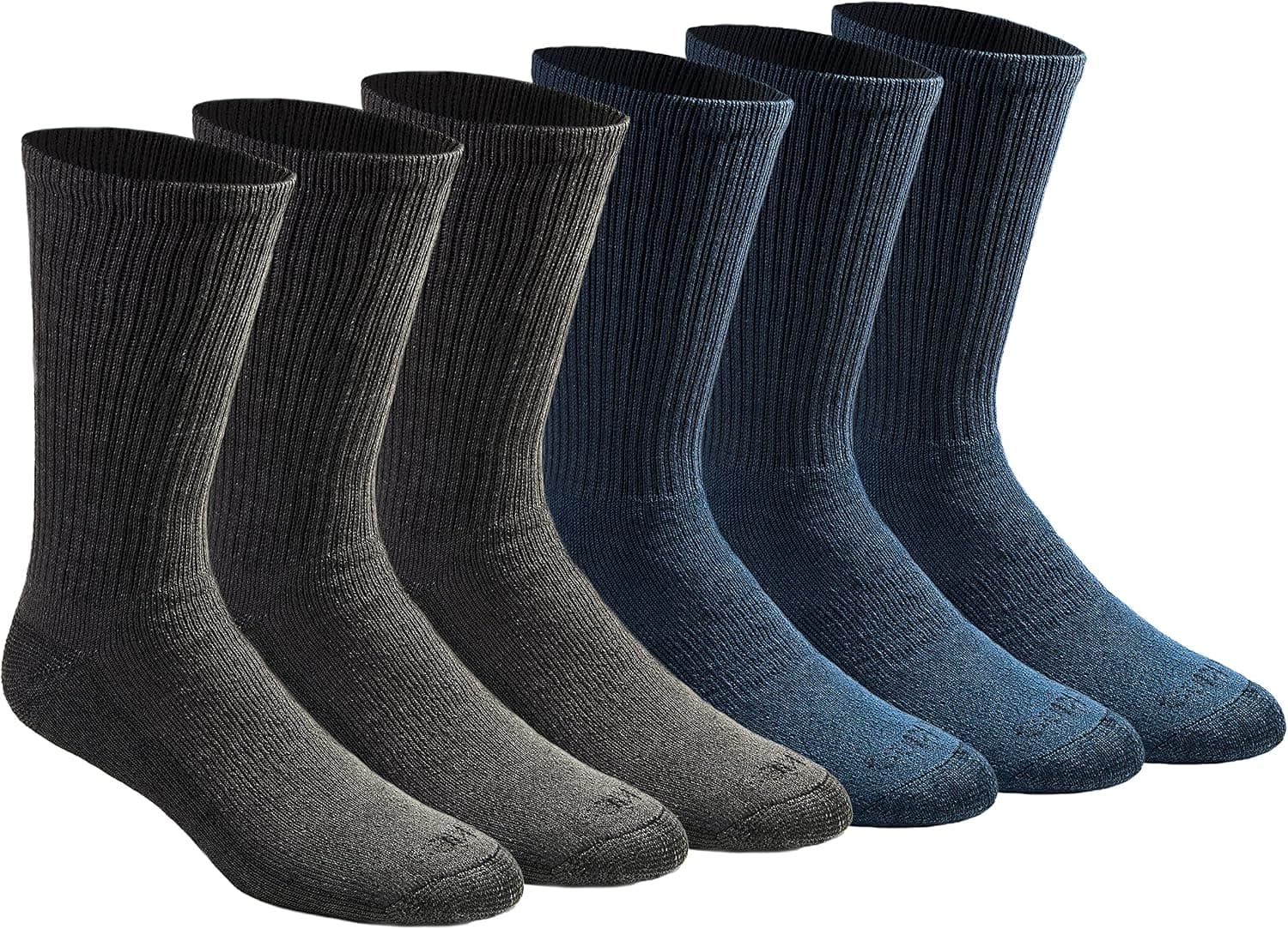 Dickies Dri-Tech Essential Moisture Control Crew Calcetines para hombre, disponibles en M-XXL (6, 12 pares)