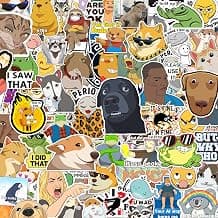 306pcs Funny Meme Vinyl Stickers Pack, Large Bulk Sticker for Laptop, Phone, Water Bottles, Computer Cars... Vine Sticker Decal DIY Décor for Bumper Accesory
