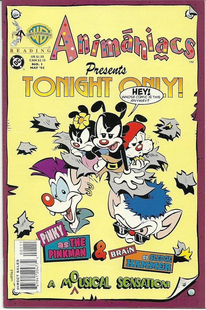 Animaniacs presenta el cómic n.° 1 solo para esta noche